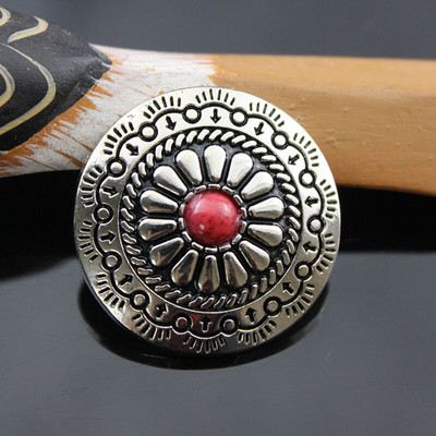 Buton cu apăsare Butoane din metal argintiu Nit pentru unghii cu decorare de mărgele pentru geanta de artizanat Închidere cu caps Accesorii de cusut din piele