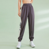 Femei Yoga Sală Pantaloni largi Fitness alergare Pantaloni respirabili haine de antrenament Pantaloni sport Pantaloni cu talie elastică cu buzunare