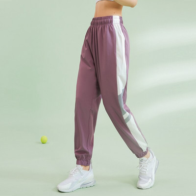 Femei Yoga Sală Pantaloni largi Fitness alergare Pantaloni respirabili haine de antrenament Pantaloni sport Pantaloni cu talie elastică cu buzunare