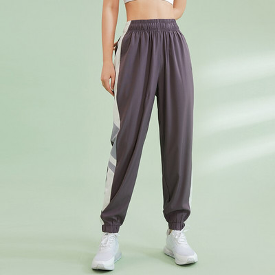 Femei Yoga Sală Pantaloni largi Fitness alergare Pantaloni respirabili haine de antrenament Pantaloni sport Pantaloni cu talie elastică cu buzunare
