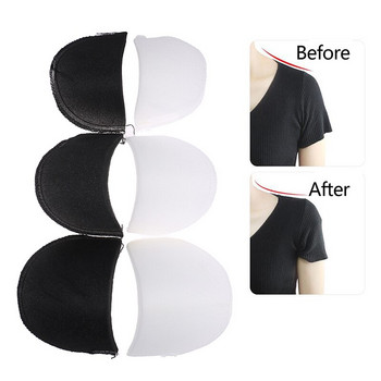 10 бр. = 5 чифта мека подплатена подложка за рамо с шифрована пяна подплънки за рамене за блейзър тениска дрехи аксесоари за шиене