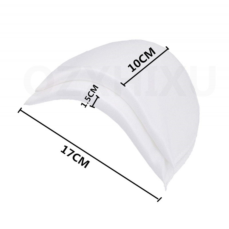 2 poros minkšto šifravimo putplasčio kempinės pečių pagalvėlės, siuvamos, įdedamos pečių pagalvėlės švarkams švarkams marškinėliai, drabužių priedai