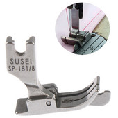 1PC 1/4 1/8 3/8 1/16 3/16 5/16 1/32 Metal Presser Foot SP-18 Βιομηχανική ραπτομηχανή Flat Car Moving Edge Single Needle Flat
