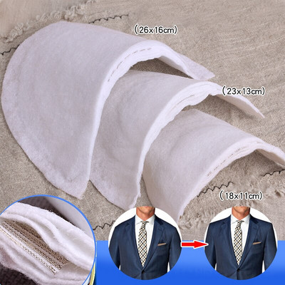 2pcs Soft Padded Shoulder Pad Sewing Accessories Encryption Foam Shoulder Pads For Blazer T-shirt Clothes 