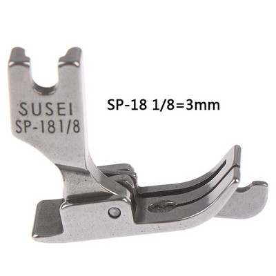 1PC 1/4 1/8 3/8 1/16 3/16 5/16 1/32 Metal Presser Foot SP-18 Βιομηχανική ραπτομηχανή Flat Car Moving Edge Single Needle Flat