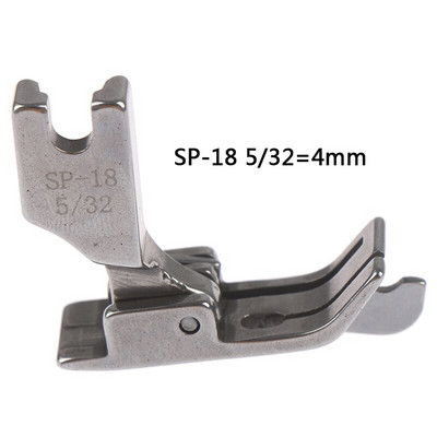 1PC 1/4 1/8 3/8 1/16 3/16 5/16 1/32 Metal Presser Foot SP-18 Βιομηχανική ραπτομηχανή Flat Car Moving Edge Single Needle Flat