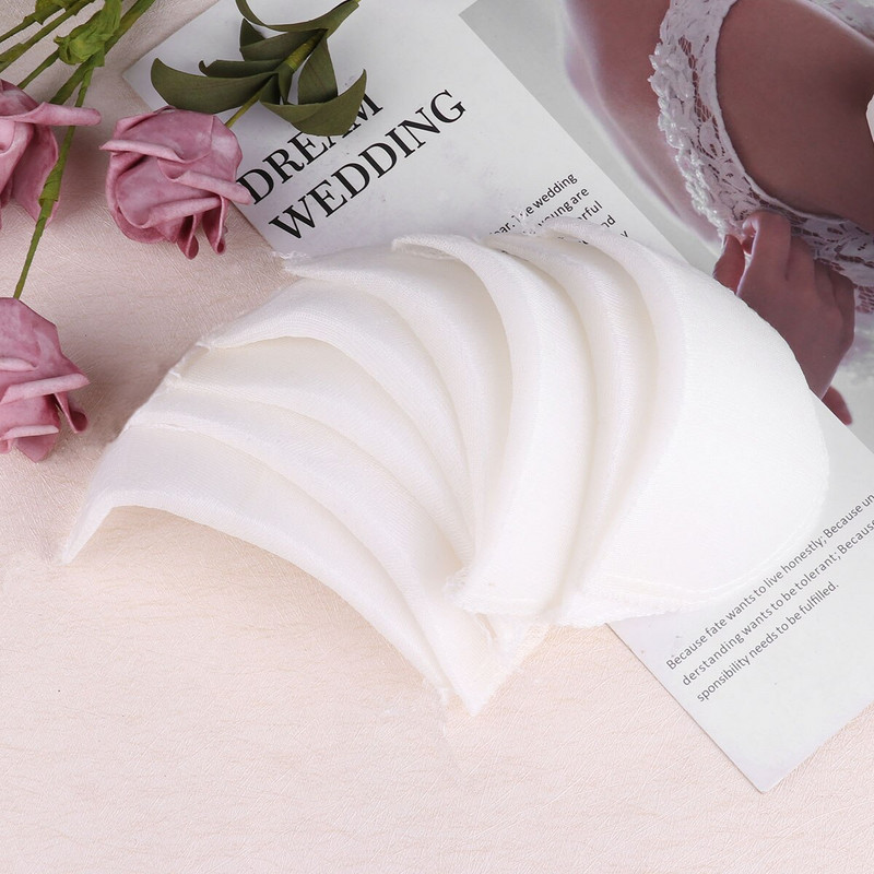 4 perechi de perne de umăr acoperite, set-in, perne de umăr, cusut push up, pernuță de spumă pentru îmbunătățirea umărului, accesoriu de îmbrăcăminte pentru tricouri