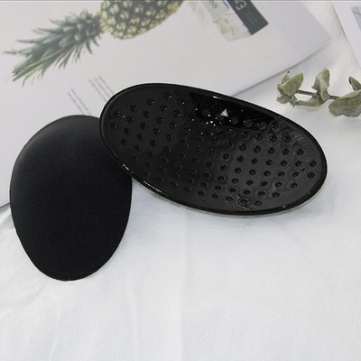 1 ζεύγος φυσικά μαλακά αντιολισθητικά επιθέματα ώμου Επαναχρησιμοποιήσιμα αυτοκόλλητα αόρατα επιθέματα ώμου για γυναίκες