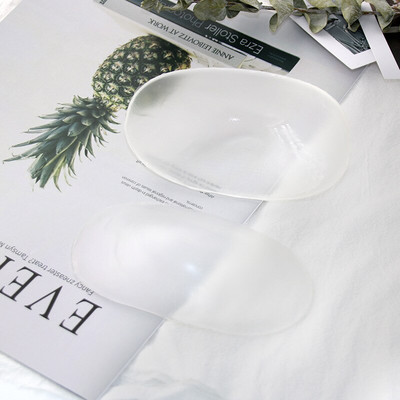 1 ζεύγος φυσικά μαλακά αντιολισθητικά επιθέματα ώμου Επαναχρησιμοποιήσιμα αυτοκόλλητα αόρατα επιθέματα ώμου για γυναίκες