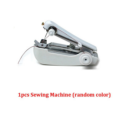 1Σετ Φορητό Μίνι Χειροκίνητο Ραπτομηχανή & Νήμα ραπτικής Απλή λειτουργία Εργαλεία ραπτικής Πανί ύφασμα Εύχρηστο Εργαλείο Κεντήματος ZXH