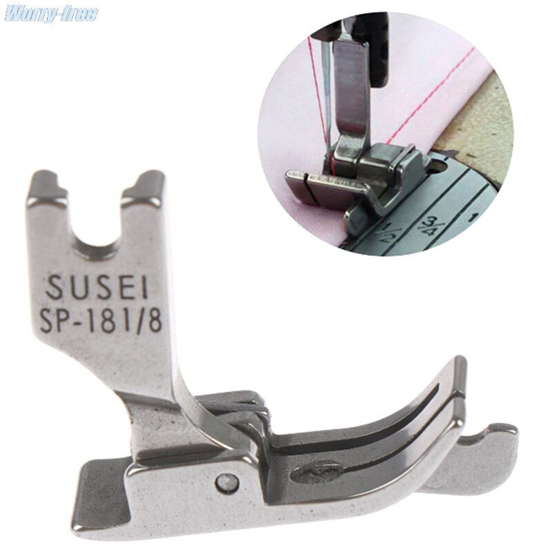 Metal Presser Foot SP-18 Βιομηχανική Ραπτομηχανή Flat Car Moving Edge Single Needle Flat 1/4 1/8 3/8 1/16 3/16 5/16 1/32 1PC