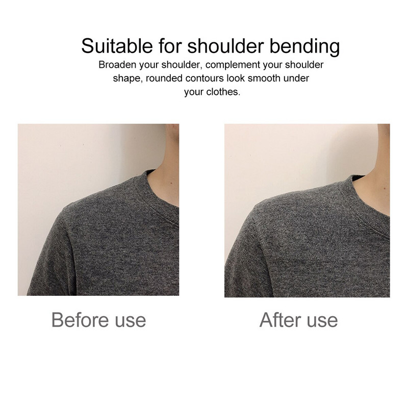 3 paari korduvkasutatavat nähtamatut õlarihmapatja, hingav silikoonist õlapadi tüdrukule