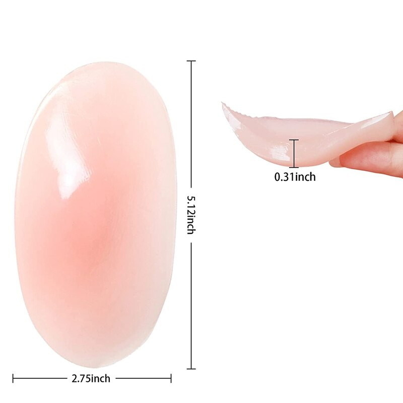 3 ζεύγη μεγάλα μαξιλαράκια ώμου για γυναικεία ρούχα, αναπνεύσιμα επαναχρησιμοποιούμενα μαξιλάρια ώμου σιλικόνης, αντιολισθητικά (δέρμα)