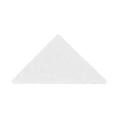 20 bucăți guler din PVC îngroșat, anti-deformare, modelator de margini, autoadeziv, triunghi transparent, rigidizări pentru guler, set de oase