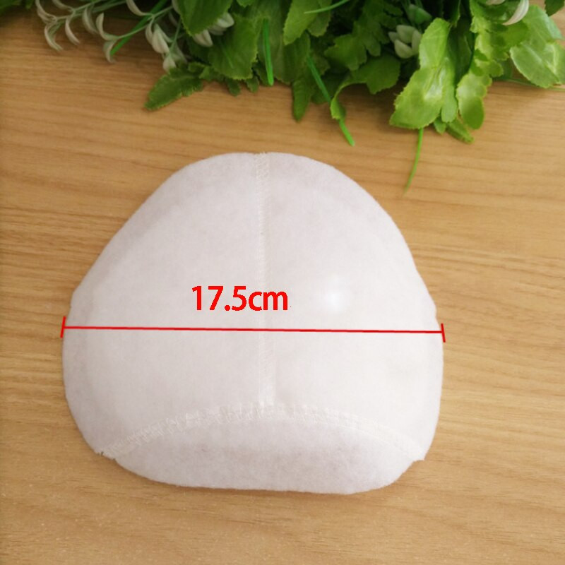 5 poros puslankiu baltas susiuvamas kamšalas medvilninės pečių pagalvėlės drabužių siuvimo marškinėlių dekoratyviniai priedai