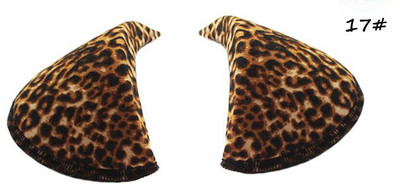 2 paari 1,5 cm värviline pehme leoparditera õlapolster bleiseri/T-särgi jaoks Riiete õmblemine Kaunistus Aksessuaarid S0479H