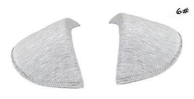 2 paari 1,5 cm värviline pehme leoparditera õlapolster bleiseri/T-särgi jaoks Riiete õmblemine Kaunistus Aksessuaarid S0479H