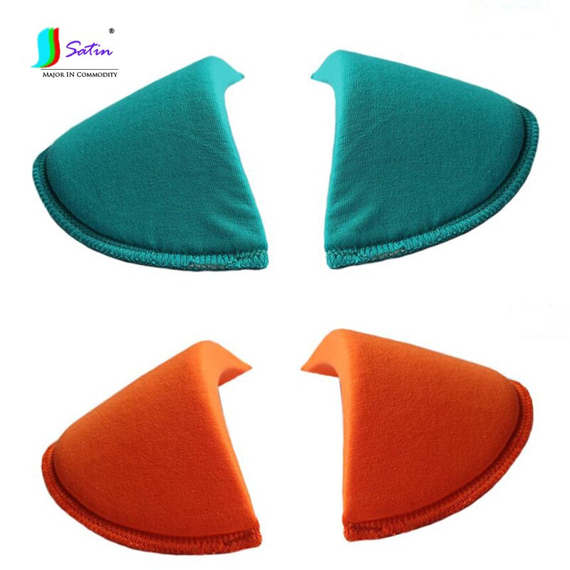 2 paari 1,5 cm värviline pehme leoparditera õlapolster bleiseri/T-särgi jaoks Riiete õmblemine Kaunistus Aksessuaarid S0479H