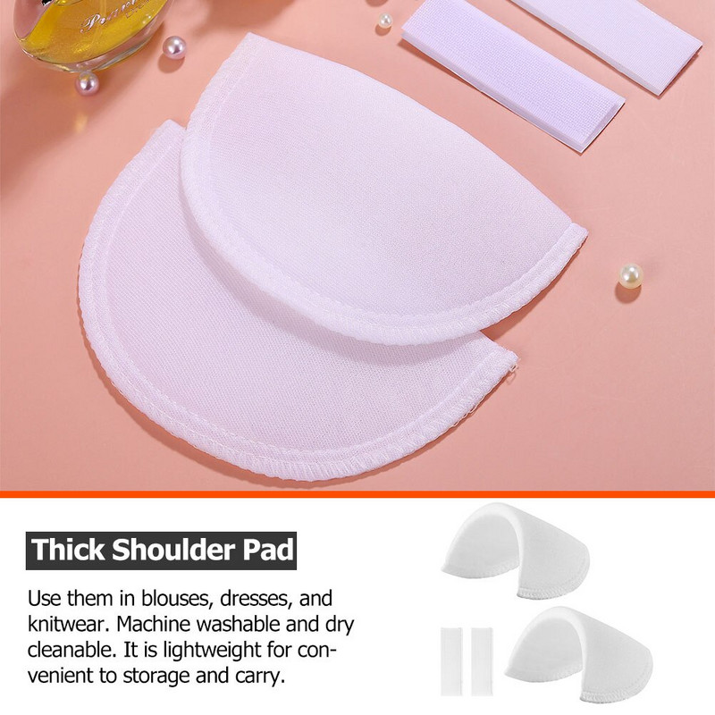 Jastučići za ramena Padpushsponge Clothesset Inblazer Shirt Pletenina Odjeća T Enhancer Prekrivena poliesterom Ženske štitnici bez haljine