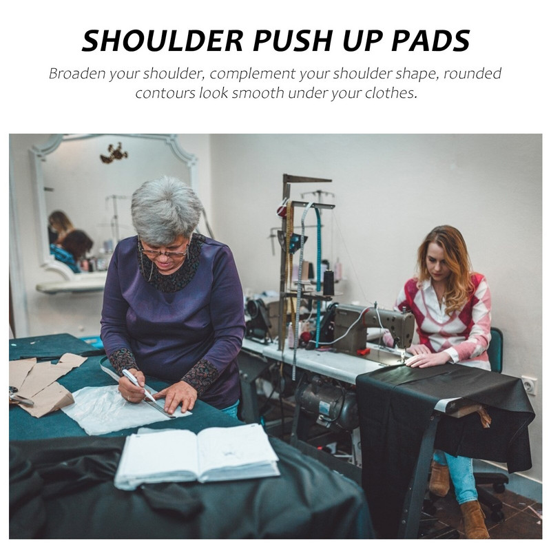 Tampoane de umăr Enhancersuitpush Haine Cusut Fotbal Inblazer Accesorii Burete Menadeziv Protector Cămașă groasă îngustă