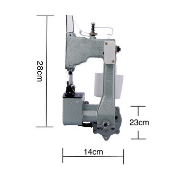 Шевна машина Електрически оверлог Уплътнител Преносима автоматична машина за опаковане Индустриален шев за чанти Тъкан плат за шиене