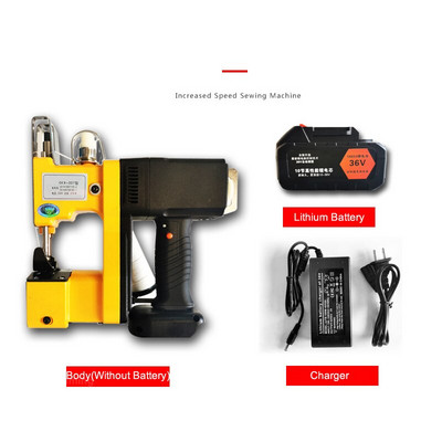 Mașină de cusut Overlock Sealer electrică Mașină de împachetat automată portabilă Industria țesături cu cusături de pungi pentru cusut