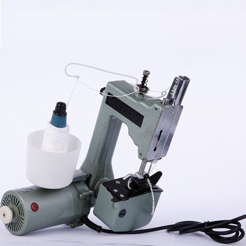 Mașină de cusut Overlock Sealer electrică Mașină de împachetat automată portabilă Industria țesături cu cusături de pungi pentru cusut