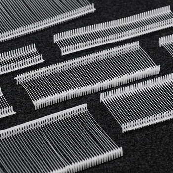 5000 de bucăți elemente de fixare standard de etichetare, atașamente albe standard pentru etichetare, potrivite pentru dispozitive de etichetare standard, Regu din plastic