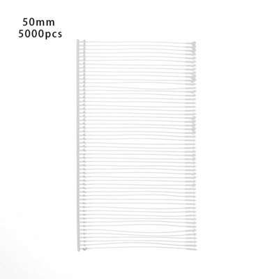 5000 de bucăți elemente de fixare standard de etichetare, atașamente albe standard pentru etichetare, potrivite pentru dispozitive de etichetare standard, Regu din plastic