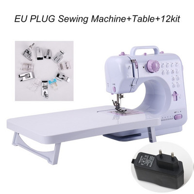 INNE šivaći stroj Mini ruski ručni tvornički kućanski pletenje Električni prijenosni DC Power Nožna pedala Overlock Otvor za gumb