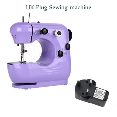 Ραπτομηχανή INNE Mini Portable Assistant Household Handheld Electrec with Night Light Foot Pedal Straight Line Two Thread Kit