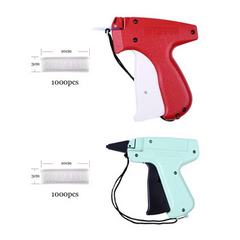 Ρούχα Σήμανση Πιστόλι Ένδυμα Ετικέτες Τιμή Ετικέτες DIY Ένδυση Πιστόλια Ετικέτας Ραπτικής Εργαλεία χειροτεχνίας Αξεσουάρ 1000 ράβδοι + βελόνες 2,5 εκ.