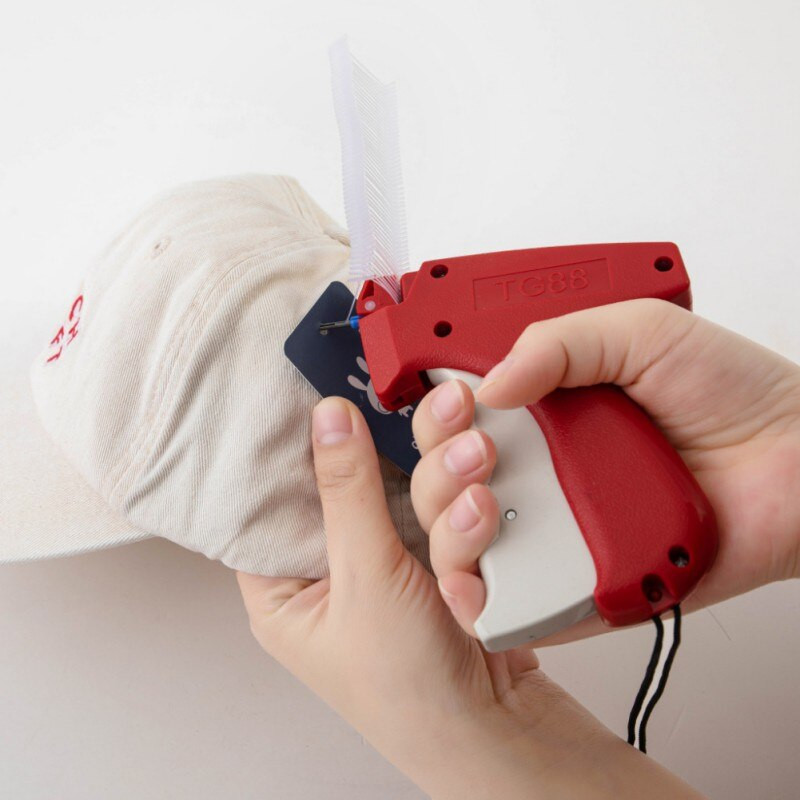 Ρούχα Σήμανση Πιστόλι Ένδυμα Ετικέτες Τιμή Ετικέτες DIY Ένδυση Πιστόλια Ετικέτας Ραπτικής Εργαλεία χειροτεχνίας Αξεσουάρ 1000 ράβδοι + βελόνες 2,5 εκ.