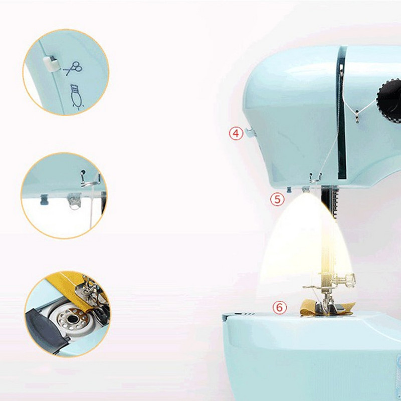 Ηλεκτρική Ραπτομηχανή με Πόδι Padal Οικιακή Ραφή Ράφτες Υφάσματα Κεντήματα Αξεσουάρ Χειροτεχνίας Επιδιόρθωση