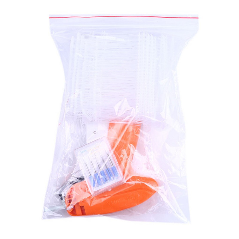 Pistol de etichetare cu etichetare pentru articole de îmbrăcăminte pentru prețuri 1000 de barbe + 5 ace Aplicații standard de etichetare a îmbrăcămintei