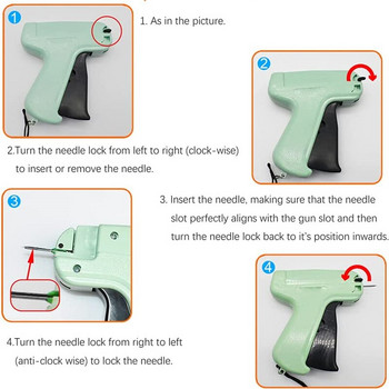 Stroj za označavanje odjeće 1000 igala 5 igala Oznake s cijenama odjeće Pištolj za označavanje DIY Pištolji za označavanje odjeće Alati za šivanje
