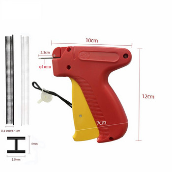 Instrument de înlocuire a butonului de fixare rapidă Dispozitive de fixare pentru butoane Instrument de cusut Îmbrăcăminte Preț Etichetă Pistol de etichetare cu 10000 X 5 mm Barbs