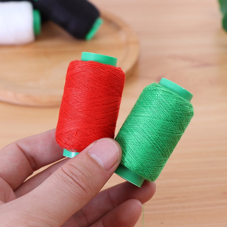 1Set Prijenosni mini ručni šivaći stroj Konac za šivanje Škare Jednostavan rad Alati za šivanje Tkanina Praktični alat za ručni rad DDJ