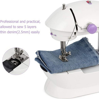 Мини шевна машина A Coudre Portable Multi Function Electric Small House Maquina De Coser Portatil Handcraft Naaimachine