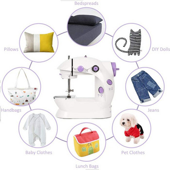 Мини шевна машина A Coudre Portable Multi Function Electric Small House Maquina De Coser Portatil Handcraft Naaimachine