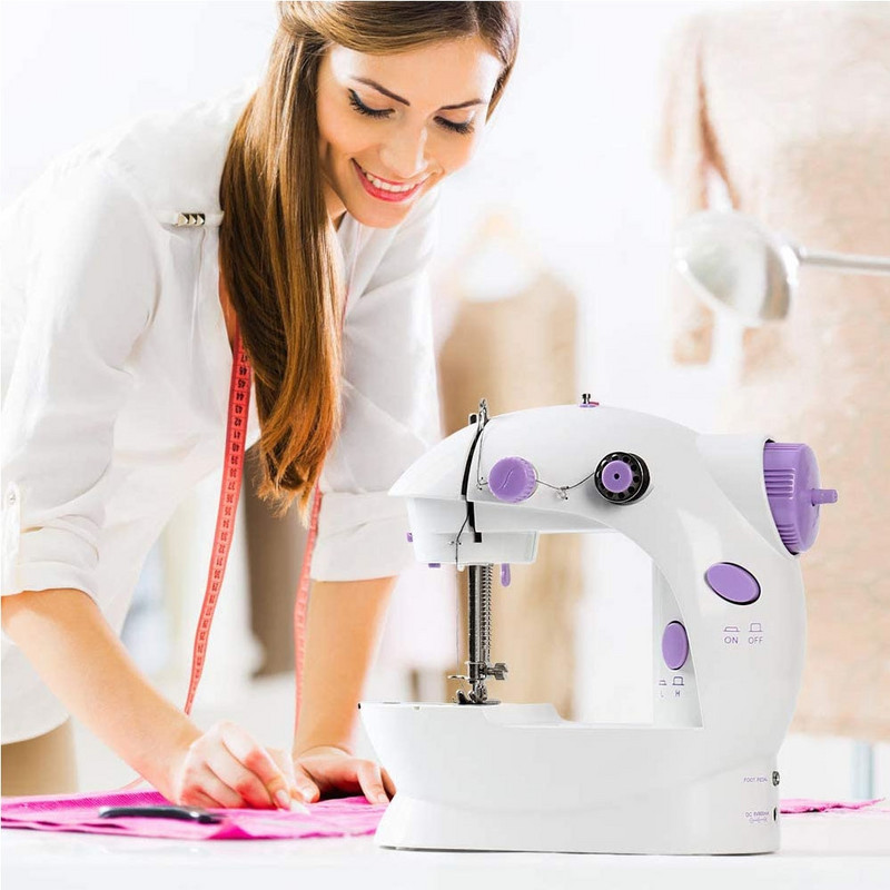 Mini šivaći stroj A Coudre prijenosni višenamjenski električni mali kućanski Maquina De Coser Portatil Handcraft Naaimachine