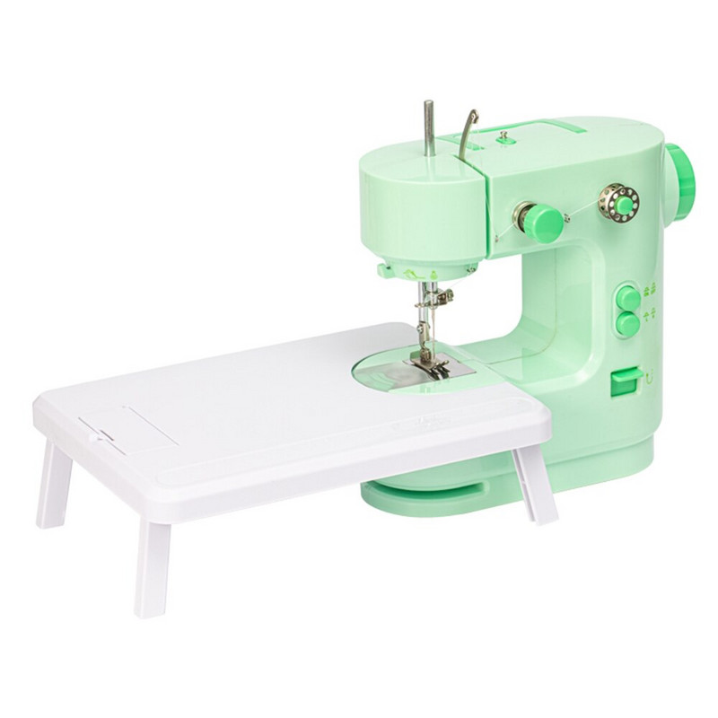 Booksew Handy Mini prijenosni šivaći stroj Rezač Nožna pedala Ravna linija Ručni stol Električni namotaj s dva konca SM-168