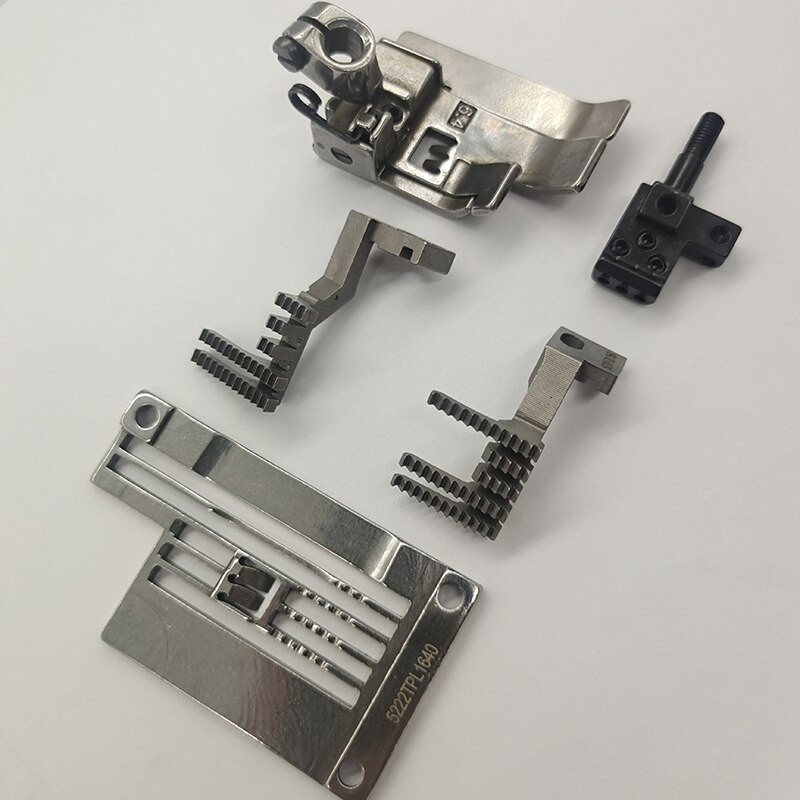 QX YUN Piese pentru mașină de cusut Kingtex CT9000 5222TPL1640 Set de calibre pentru alimentare pentru mașină de suprasigilat