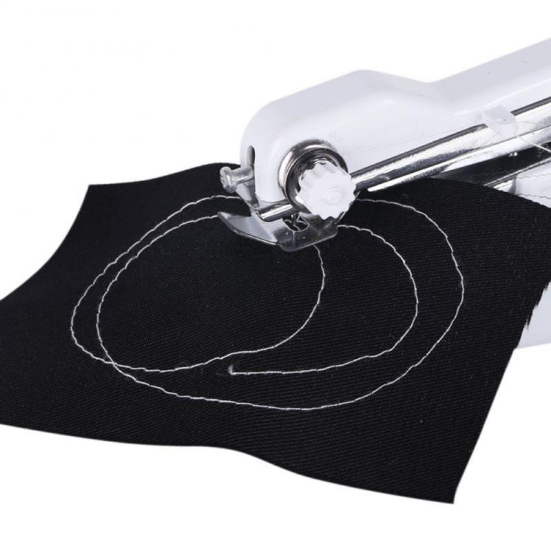 Kaasaskantavad mini-käsiõmblusmasinad Õmblusõmblus Näputöö Juhtmeta riided Kangad Elektriline õmblusmasina pistekomplekt