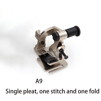 Βιομηχανική ραπτομηχανή Επίπεδη πτυχωτή κουρτίνα ποδιών με βολάν με έκπτωση τεχνούργημα πολλαπλής βελόνας μία πτυχή