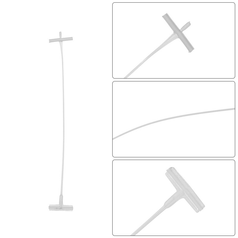 5000 τεμάχια Τυπικοί συνδετήρες σήμανσης Λευκά τυπικά προσαρτήματα ραβδώσεων ετικέτας Κατάλληλα για συσκευές τυπικών ετικετών Εργαλείο