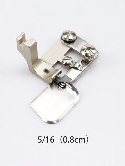 Χάλυβας F502 Arc Hemmer Chiffon Silk 0,3/0,5/0,6/0,8/1cm Πιεστής μπούκλας Πόδι κάτω στρίφωμα κύλινδρος σέρνινγκ