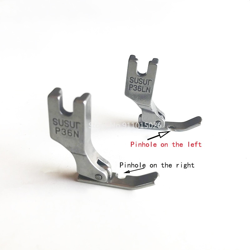 1 tk tööstusliku õmblusmasina lame ühepoolne pressjalg tõmblukuga pressjalg P36 täisterasest ühepoolne pressjalg