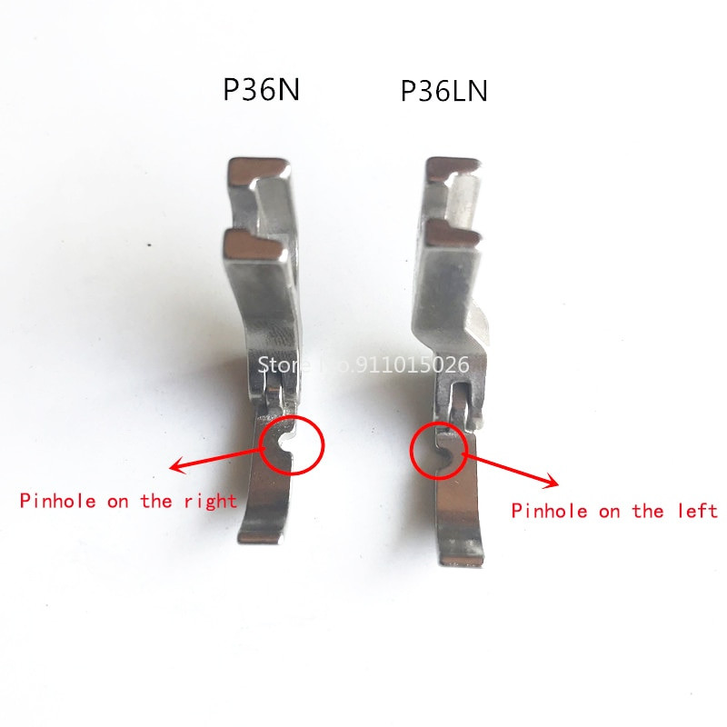 1 tk tööstusliku õmblusmasina lame ühepoolne pressjalg tõmblukuga pressjalg P36 täisterasest ühepoolne pressjalg