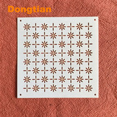 Klasikinis japoniško stiliaus Sashiko šablonas Sashiko trafaretas Minkštas šablonas